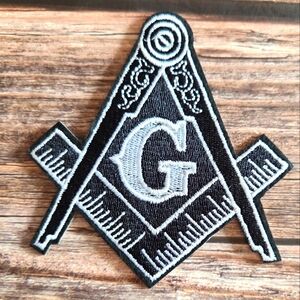 Masonic  Emblem Illuminati Embroidered Freemason Iron on Patch